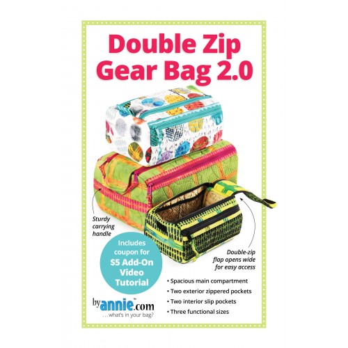 [PBA257-2] Double Zip Gear Bag 2.0